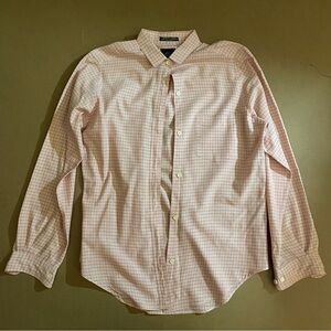 John Henry Checkered Collared Button Down Shirt